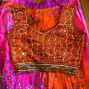 Colorful, Handmade Lengha and Choli